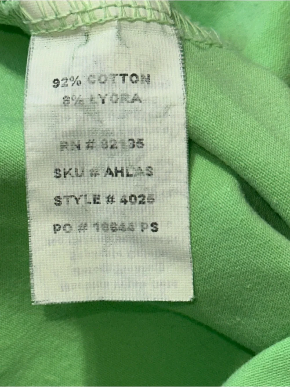 Fresh Produce Women’s Size S Lime Neon Green Cotton Blend Ruffle Hem Skirt